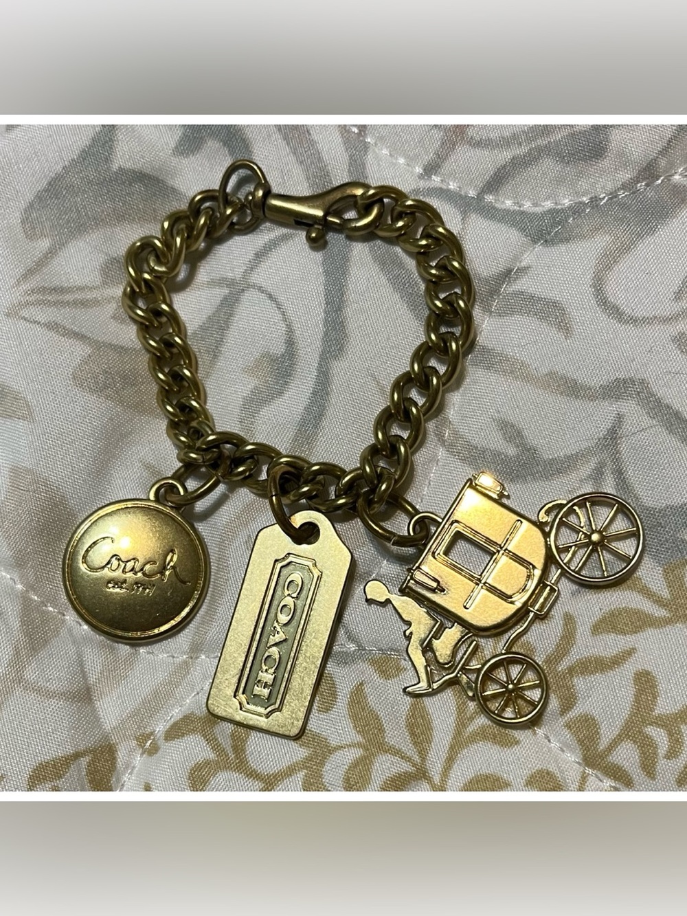 Coach Vintage Charm Chain!